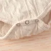 Clothing Sets 4 Colors born Baby Knitted Warm 2Pcs Suit Toddler Girl Boy Long Sleeve Romper Tops Pants Fall Winter Homewear 230317