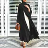 Etniska kläder Ramadan Eid Mubarak Chiffon Open Abaya Kimono Dubai Turkiet Islam Kaftan Muslimsk klädkläder Abayas för kvinnor Robe Femme Caftan 230317