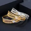 Bangle Soramoore Maxi Tamanho Crossover 3 Cores Bracelet for Women Wedding Party Zircon Engagement Dubai Bridal Jewelry Gifts