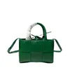 IQL Spring singola sera di qualità in pelle di qualità Cowhide Acro Knitted 2024 Luxury Bottegs Han Tote Bag Venata Crossbody High Shots Borse Totes Okoj