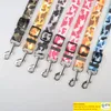 CamoLeopard Print Cani di piccola taglia Cintura di sicurezza per auto Cucciolo Pet Cat Life Belt Guinzaglio utilizzato per l'imbracatura del collare