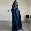 Ubranie etniczne Ramadan Eid Hooded Abaya Women Modlitwa odzież muzułmanin jilbab luźna długa sukienka Abayas Dubai Turcja Islamskie ubrania Djellaba Femme 230317