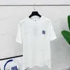 T-shirts voor heren Ader 2023 Nieuw Koreaans China-chic onregelmatig borduurwerk T-shirt met korte mouwen voor mannen en vrouwen T230317