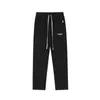 2023 High Street Fashion Brand Presestmen's Pants Pant Hem Gem Zipper Split Drawcord Стиль буквы