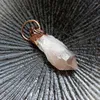 Pendant Necklaces Irregular Mineral Rock Crystal Gem Raw Stone Necklace Accessories For Women Quartz White Druzy Jewelry