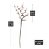 Decorative Flowers Artificial Plum Blossom Chinese Style Wax Branches Spring Festival Living Room Bedroom Home Decoration Fake