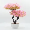 Decorative Flowers Planten Bonsai Boom Pot Nep Bloemen Ingemaakte Ornamenten Voor Home Tuin Kamer Tafel Decoratie El Decor Plantas