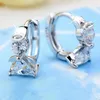 Hoop Earrings Wholesale Jewelry 925 Sterling Silver Woman Round Little Angel