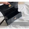 Venda direta da fábrica Ampulheta 2023 Novo Padrão de Crocodilos Estilo Estrangeiro Versátil Bolsa Msenger de Um Ombro Moda Mão Pequena Menina Bolsas de Designer bolsas femininas