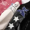 Men's Jackets Harajuku street clothing badge hip hop baseball uniform leather jacket men XINGX graphic motorcycle racing retro coat 230317