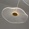 Hängslampor kreativa lotus lövkronor ledde guld restaurang bar räknar vardagsrum sovrum trappa lampa