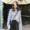 Женские блузки Moda Feminina Punk Style Blouse Blouse Masdaler Brand Brand Women Women Zebra Pattern Рубашки плюс размер топы Camisa