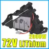 72V 30AH 40AH Triangelväska Lithium Batteripaket 72V 1000W 2000W 3000W Electric Bicycle Battery