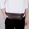 Waist Bags Men Leather Color Fanny Pack Kids Mini Belt Bag Purse Hip Small Travel Pouch