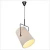 Pendant Lamps Home Foscarini Fork Pully Ivory Cloth Shade Light Lamp Suspension Lighting Fixture For Living Room Dining