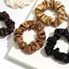 Sweet Satin Scrunchies fo Hair Women Hair Accessories Ponytail Holder Hair Rope Silky Elastic Hairbands DIY Rubber Bands