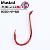 Vishaken origineel Mustad Fishhooks 92554 Olecranon Peche CHILBED VISSHOOK Lure zoetwaterzee Pesca Wedkarstwo enkele haken vissen tackle P230317