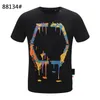 mens tshirts men designer PLEIN BEAR skull diamond t shirt short sleeve dollar brown bear brand Philipps tee oneck high quality skulls tshirt tees tops pb 124 1YA