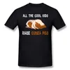 Herren-T-Shirts „Alle coolen Kinder haben Meerschweinchen“-Hip-Hop-lustige Kurzarm-T-Shirts