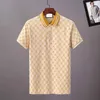 2023 Designer Nova Camisa Polo Masculina Alta Qualidade Crocodilo Bordado LOGOTIPO Tamanho Grande S-3XL Manga Curta Verão Casual Algodão Camisas Polo Masculinas