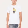 Luxusgüter American Print Bear Hochwertiges Rundhals-T-Shirt aus 100 % Baumwolle für Männer und Frauen Designer-Kurzarm-Freizeit-T-Shirt US-Größe S-3XL