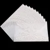 Greeting Cards 15pcs Elegant Laser Cut Bridal Favor Wedding Invitations Card Lace Pocket Greeting Customize Invites Card Printing Party Decor 230317