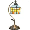 Table Lamps Restoring Ancient Ways The Study Lamp Type Bedside Sweet Bedroom Learning Office Desk Dimming Glass Mediterranean