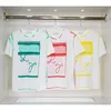 Camisetas de grife de verão masculinas femininas camisetas soltas tops casuais camisa masculina roupas luxuosas roupas hip hop S-3XL