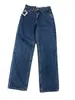 Jeans feminino Designer de primavera e verão Novo bolso traseiro Bordado de carros de costura Marca de couro High Slim Made Made Old Washed Legal perna 2er9