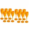 NOUVEAU Acrylique Veuve Rose Orange Flûtes À Champagne En Gros Partie Verres À Vin Acrylique