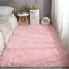 Tapis en peluche tapis de sol doux tapis salon décoration adolescent paillasson nordique moelleux grande taille tapis épais pour filles chambre d'enfants