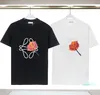 T-shirt de luxe Hommes Femmes Designer T-shirts Court Mode d'été Casual avec des lettres Fleurs