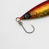 Vishaken 2/0 1/0 1 2 3 4 Big Eye Single Hook Inline Fishhooks 12PCS/Pack voor levend aas en hardbait enkele vissershaken P230317