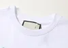 고급 버전 여성 티셔츠 프랑스 트렌디 한 의류 C 편지 그래픽 프린트 커플 패션면 라운드 목 코치 채널 짧은 슬리브
