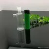 Cachimbas Mini filtro de vidrio rayado Venta al por mayor Bongs de vidrio Quemador de aceite Tubos de agua de vidrio Plataformas petroleras Fumar