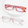 Sonnenbrille Mode Frauen Blumen Lesebrille Ultraleichter Rahmen Hochauflösende presbyopische Linse Lupe Brillen Dioptrien 1,00-4,00 Su