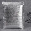Sinwerk stelt promotie in! 100 stcs aluminium folie lunch koeler tas isolatie vouwpicknick draagbare ijspak thermische levering