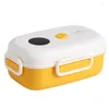 Servis uppsättningar 1000 ml Bento Box Thermal Lunchbox Stor kapacitet isolerad PP-läcksäker hushållstillbehör