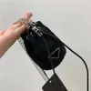 Women Keychains Small Bag Long Chain Shoulder Messenger Bags Drawstring Classic Hand Bag Bucket Waist Keychain305a