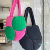 Borse da sera firmate Borsa a tracolla da donna di design alla moda Cuciture a contrasto di colore Borsa da donna grande casual Borsa trapuntata per ragazze retrò