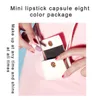 Lip Gloss 8 Color Lipstick Set Waterproof Non Stick Cup Matte To Meet Different Makeup Needs On Occasions TSLM1