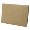 Cartes de vœux 30 Pcs/lot 7 tailles brun Kraft papier carte postale paquet boîte Carton papier enveloppe photo emballage boîte fête carte de voeux Pack boîte 230317