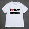 Camisetas para hombre I LOVE MOMS Skateboard camiseta 100% algodón streetwear Hombres camiseta EE. UU. Verano manga corta marca hip hop camiseta Swag Tee 230317