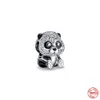 925 silver Fit Pandora Original charms DIY Pendant women Bracelets beads Cute Animals Charm New 925 Silver Dog Dangle Sea Turtle Shiny Panda Chick