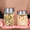 Förvaringsflaskor lufttätt glas burk klara matburkar behållare containrar för konservering av att bevara måltidsförberedelser över natten