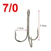 Fishing Hooks 10pcs 3551 High Carbon Steel Treble Fishing Hooks Saltwater Sharp Big O'Shaughnessy Triple Bait Fishhooks Size 6/0 7/0 8/0 10/0 P230317