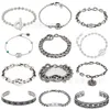2023 Designer Nouveaux bijoux Bracelet en argent Double Bracelet Vieux Squelette Elfe pour hommes et femmes