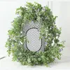 Decorative Flowers Christmas Door Vine Artificial Plants False Ivy Hanging Garland Leaves Wedding Party Home Bar Garden Wall Decoration