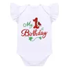 Set di abbigliamento Born Baby Girls Birthday Dress Motivo anguria Attività a tema 1st Praty Po Shoot Cake Smash Holiday OutfitAbbigliamento