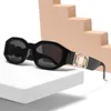 Óculos de sol de designer de luxo para homem e mulher unissex designer óculos de sol de praia retrô moldura pequena design de luxo uv400 com caixa